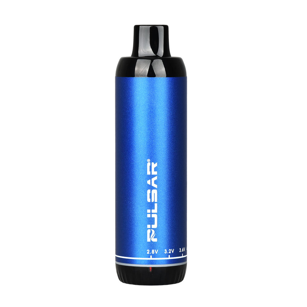 Pulsar 510 DL Twist Vape Pen in Sapphire Blue with 650mAh battery, front view on white background