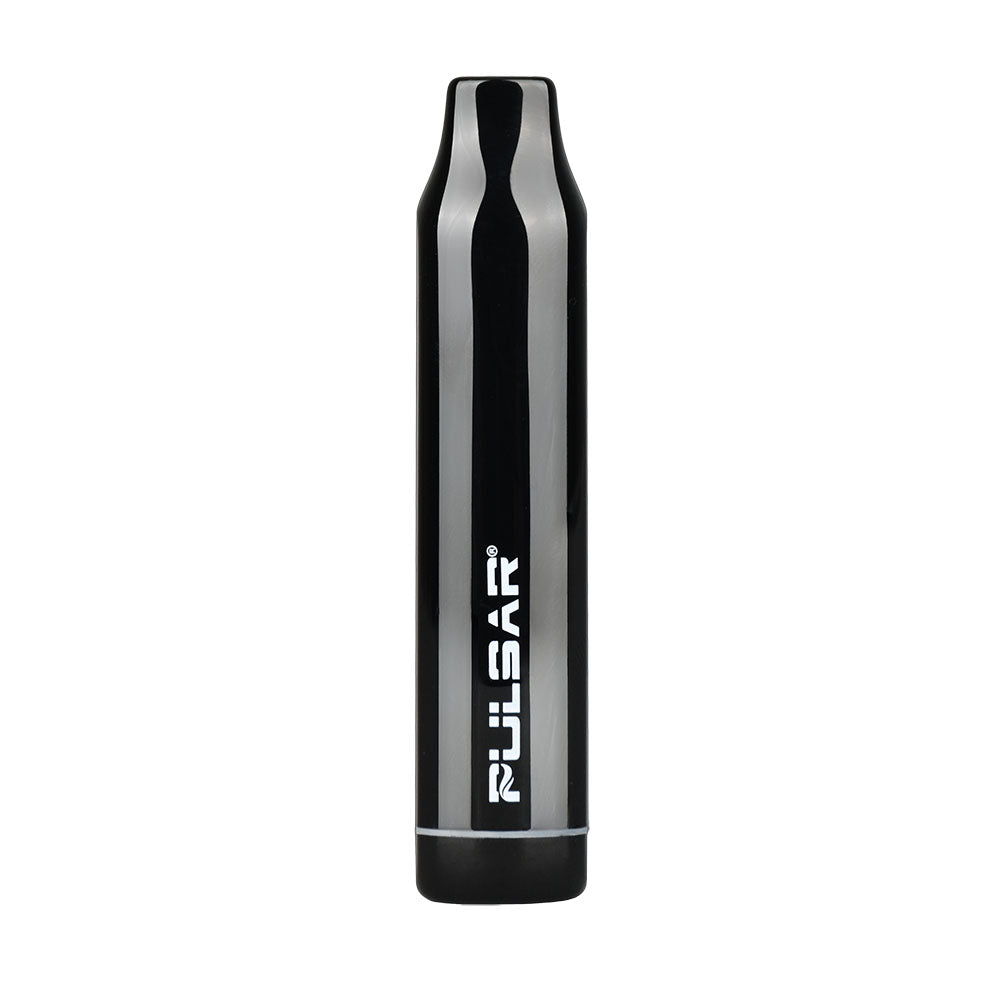 Pulsar 510 DL Lite Auto-Draw Vape Pen in Black, front view on a white background, compact and portable design