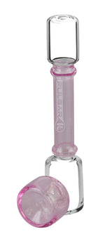 Pulsar 6" Steamroller Glass Pipe in Assorted Colors, Borosilicate Glass, Front View