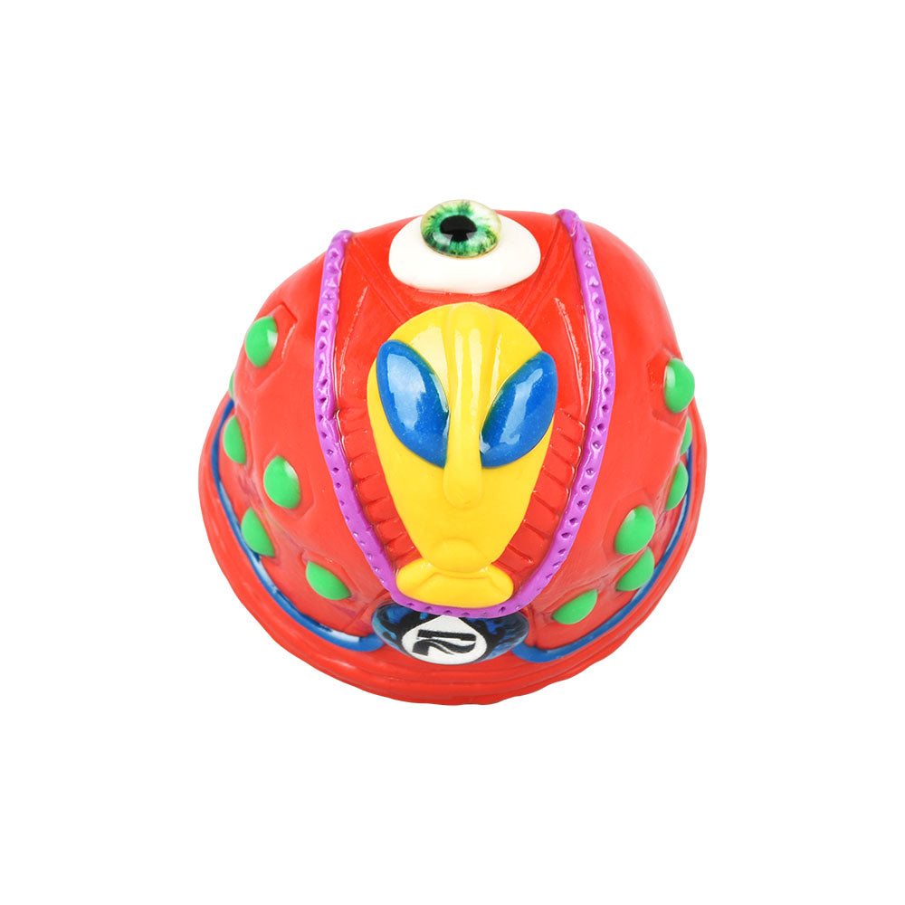 Pulsar Alien Mushroom Hand Pipe - Borosilicate Glass - Top View