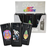 Pulsar Anodized Aluminum Dugouts, 6 Pack, with Artistic Designs for Dry Herbs