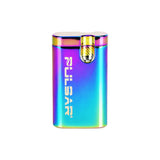 Pulsar Anodized Aluminum Dugout in Rainbow - Small Size, Front View