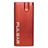 Pulsar Anodized Aluminum Dugout in Red, Front View, Compact and Durable Metal Hand Pipe