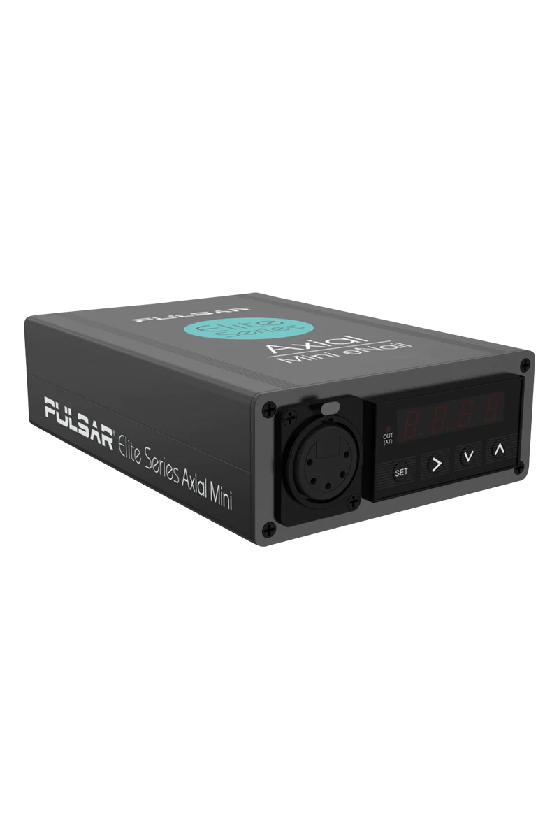 Pulsar Axial Mini eNail Kit in Gun Metal, 25mm Steel, for Concentrates - Front View