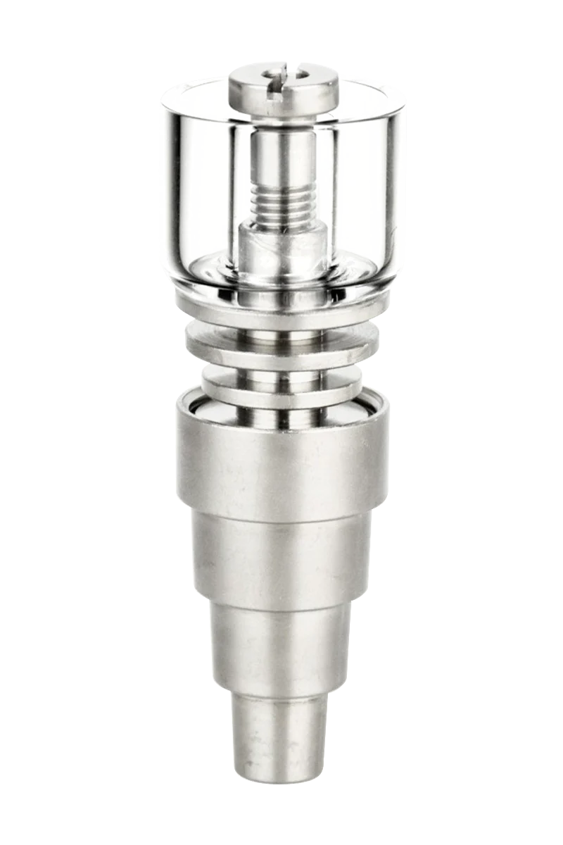 Pulsar Axial Mini eNail Kit, 25mm Steel for Concentrates, Front View on White Background