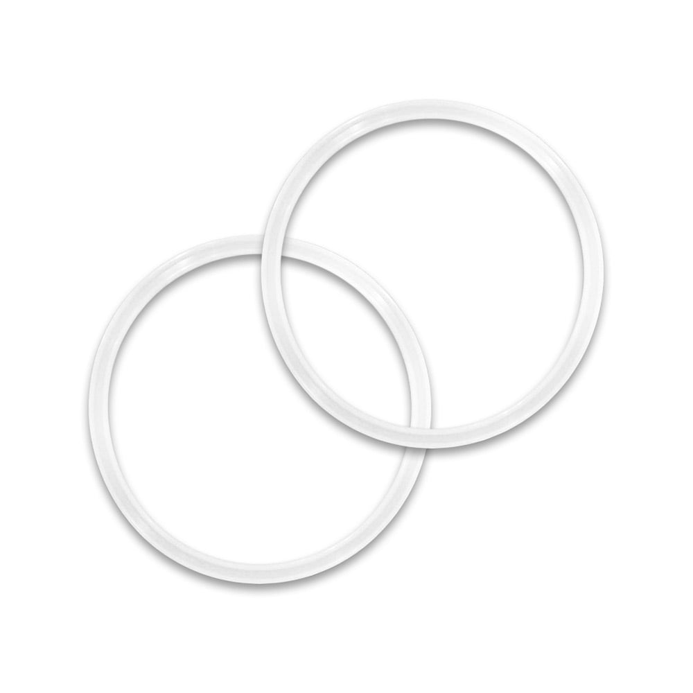 Pulsar Axial Silicone Stability Rings 2-Pack, durable steel-core, easy-grip design, white on seamless background