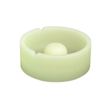Pulsar Basic Tap Tray Ashtray in Glow variant, made of silicone, ideal for rolling accessories.