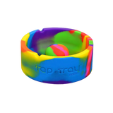 Pulsar Basic Tap Tray Ashtray in Tie Dye Silicone, Durable & Easy to Clean, Front View