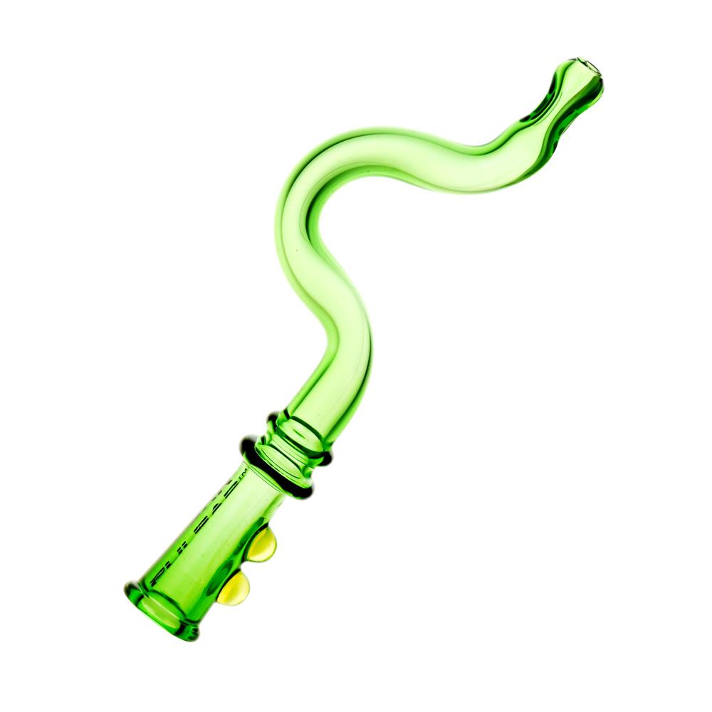 Pulsar 'Bendy' Glass Blunt/Cone Holder in Assorted Colors with a Curved Design for Dry Herbs