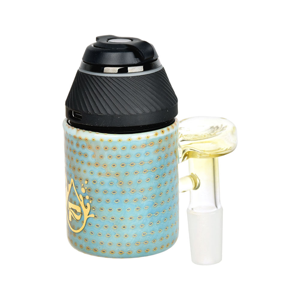 Pulsar Bubble Matrix Attachment for Puffco Proxy, 14mm Male, 90 Degree Angle, Clear Glass