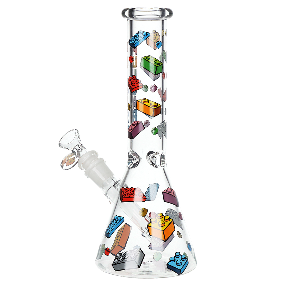 Pulsar Building Blocks Beaker Glass Water Pipe | 10" | 14mm F