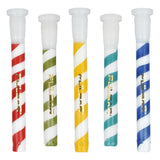 Pulsar Candy Stripe Downstem Set, 14mm & 19mm sizes, 5pc, front view on white background