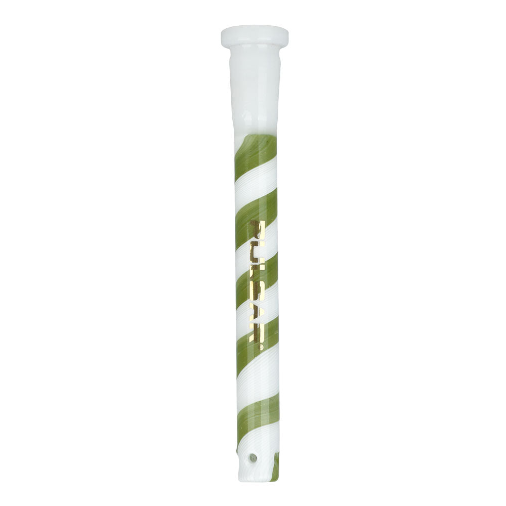 Pulsar Candy Stripe Borosilicate Glass Downstem Set, 14mm & 19mm, Front View