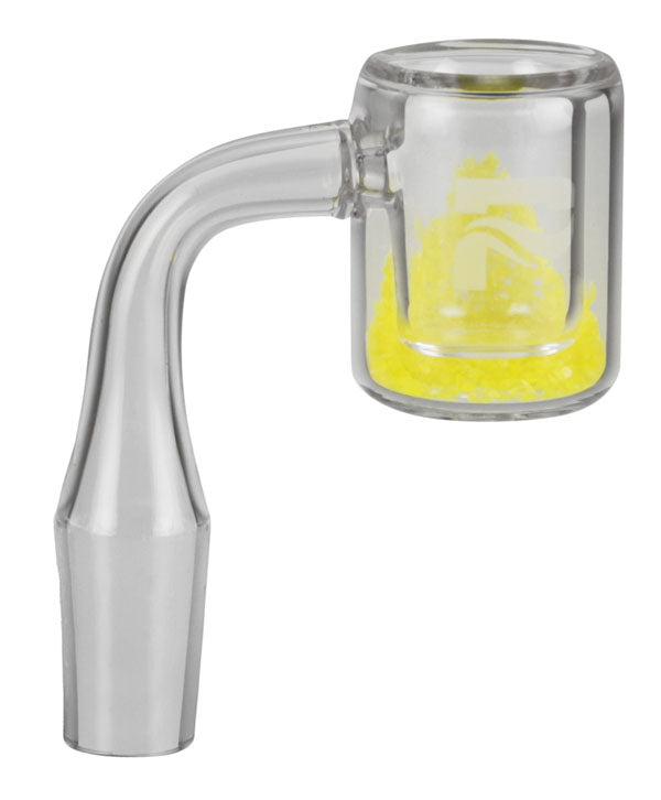 Pulsar Quartz Banger with Color Changing Thermal Core, 14mm Male Side View
