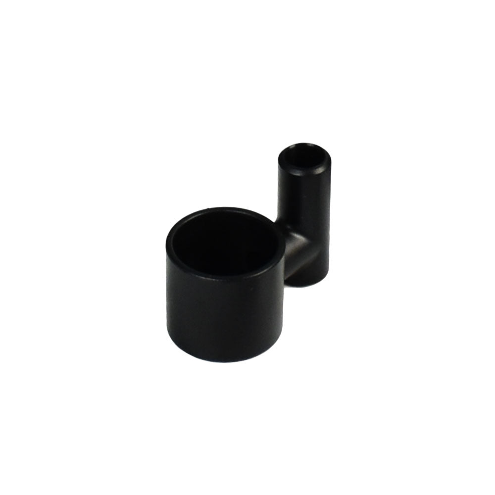 Pulsar Dabtron Electronic Dab Rig Collar replacement parts in black, top angle view on white background