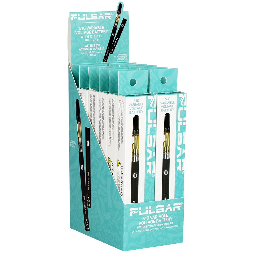 Pulsar Digital Display Slim Variable Voltage 510 Vape Battery | 400mAh