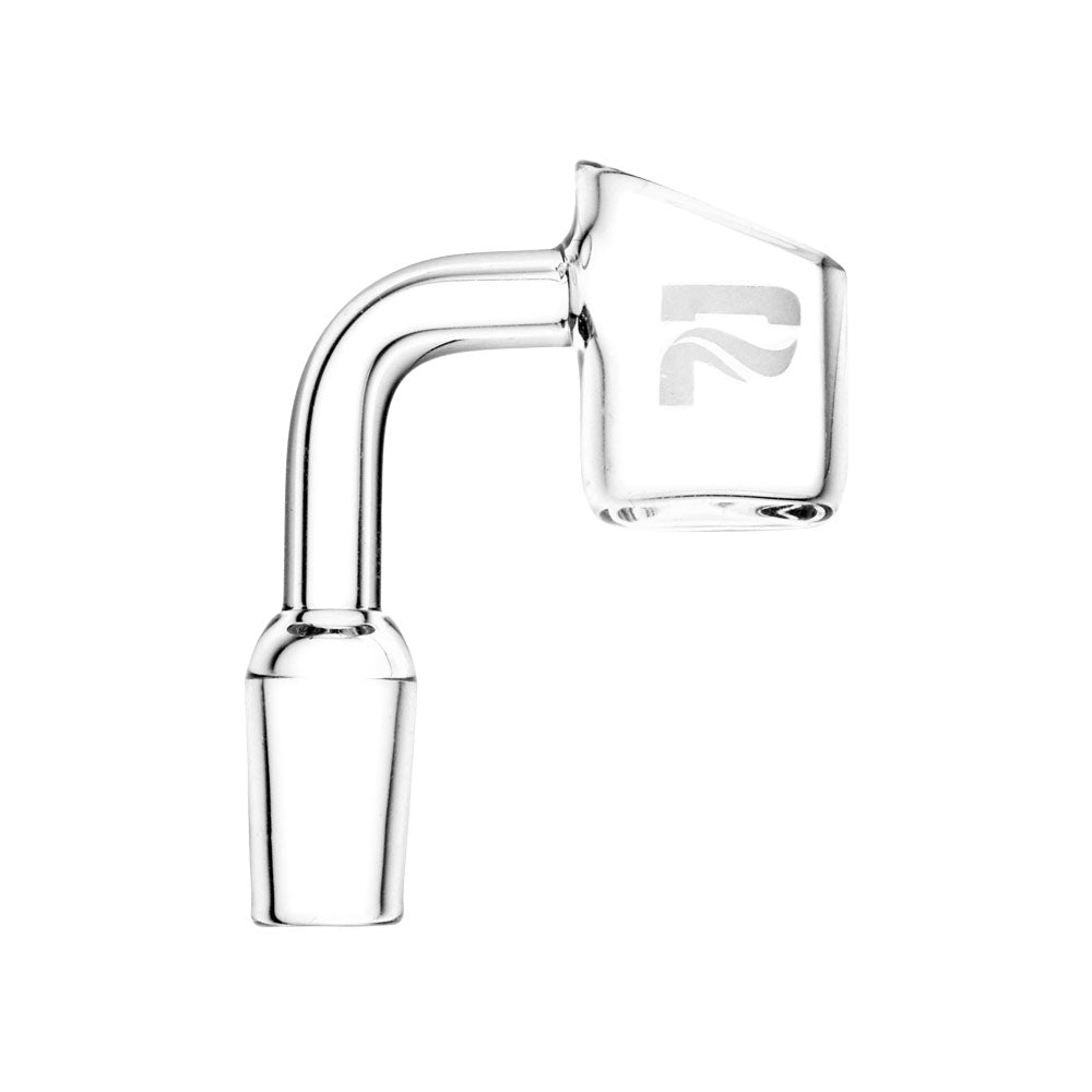 Pulsar 14mm Quartz Side Banger Nail for Dab Rigs, Clear Glass on Glass Joint - Side View