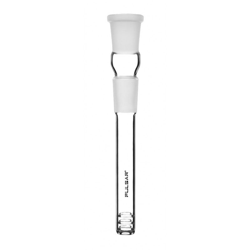 Pulsar Borosilicate Glass Downstem - 3.5" - 19mm to 19mm, Front View on White Background