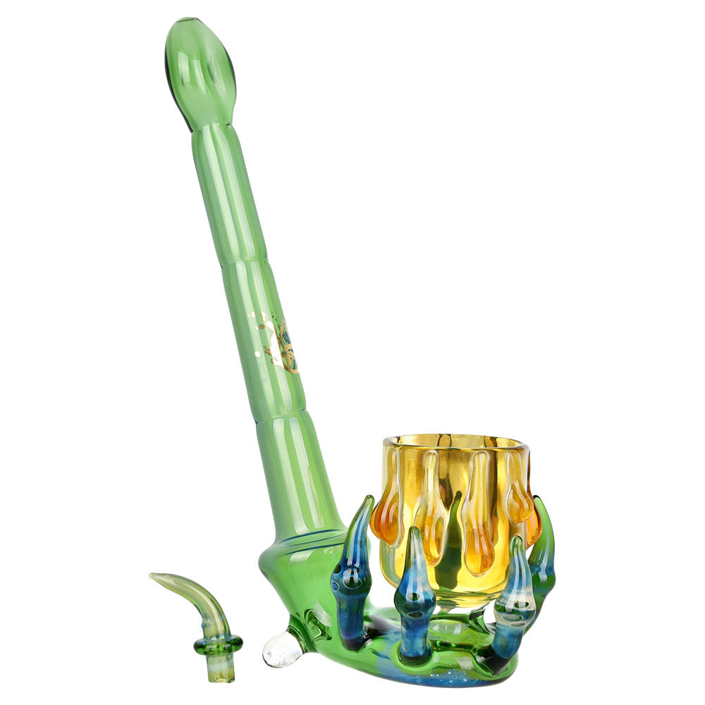 Pulsar Dragon Claw Sherlock Pipe for Puffco Proxy with unique carb cap, in assorted colors