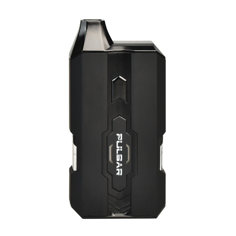 Pulsar DuploCart H2O Vaporizer in Black with Water Pipe Adapter, Portable Design, Front View