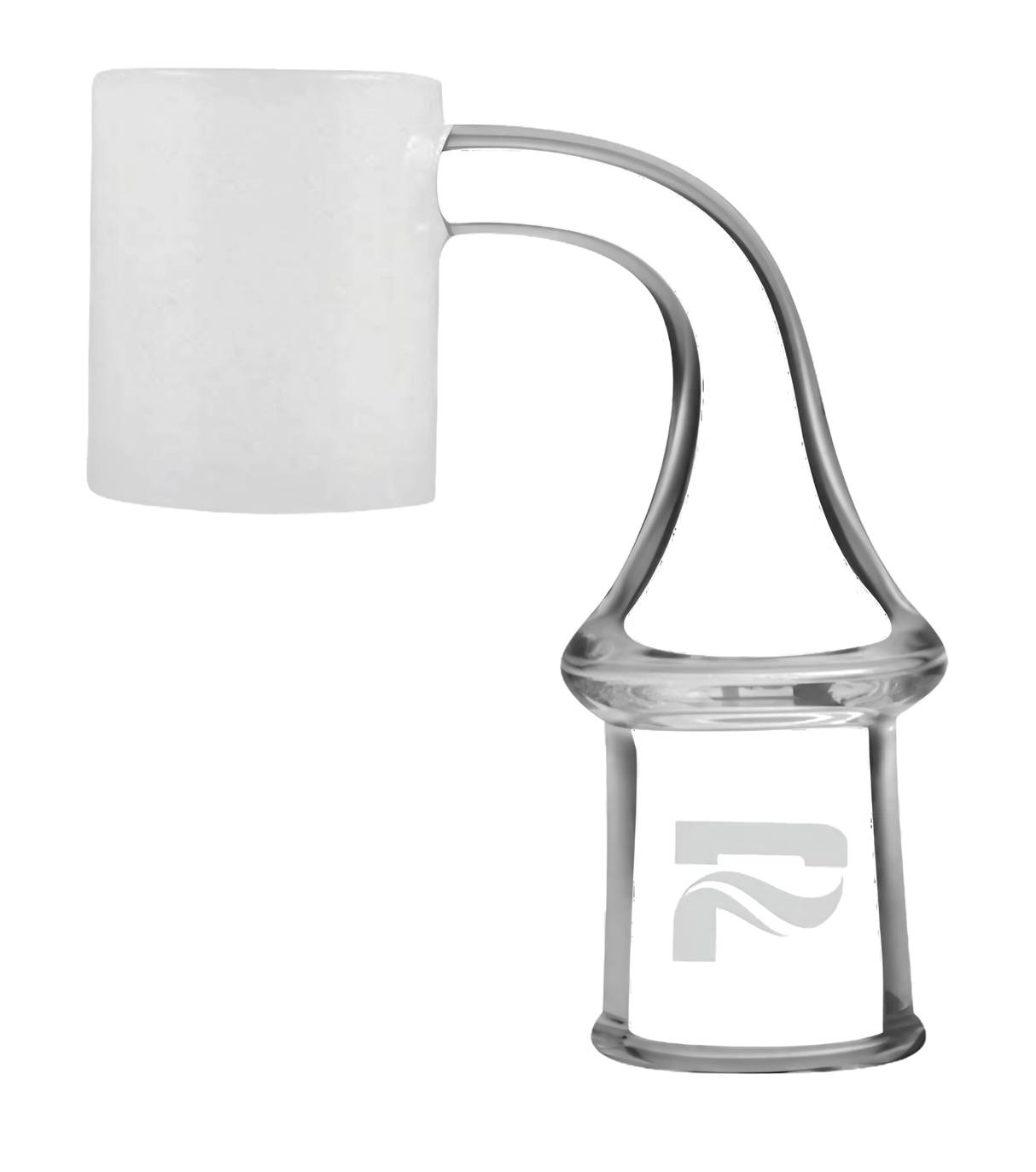 Pulsar Full Opal 90 Degree Quartz Banger, 19mm, ideal for concentrates, side view