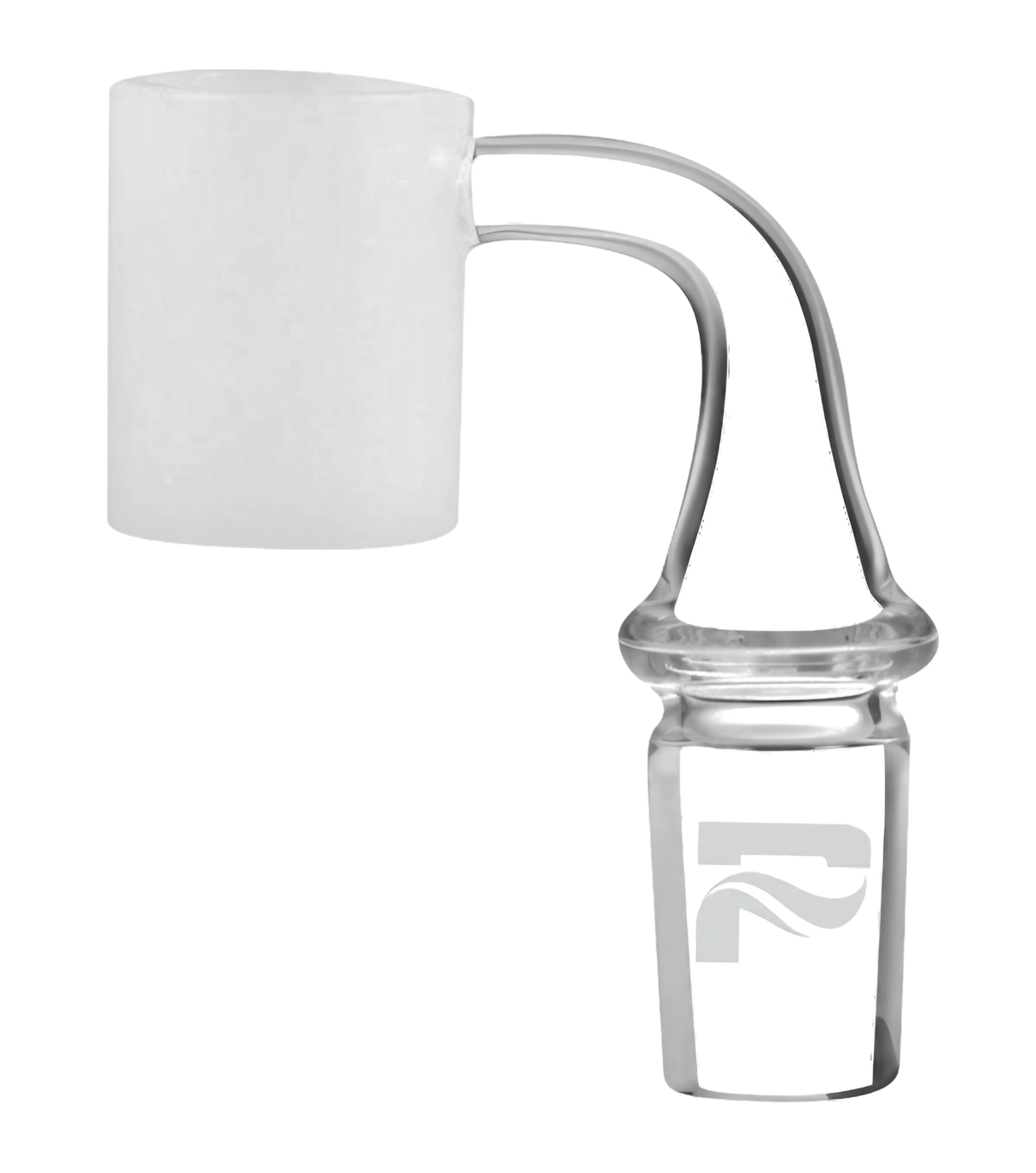 Pulsar Full Opal 90 Degree Quartz Banger for Dab Rigs, 19mm Female Joint, Side View