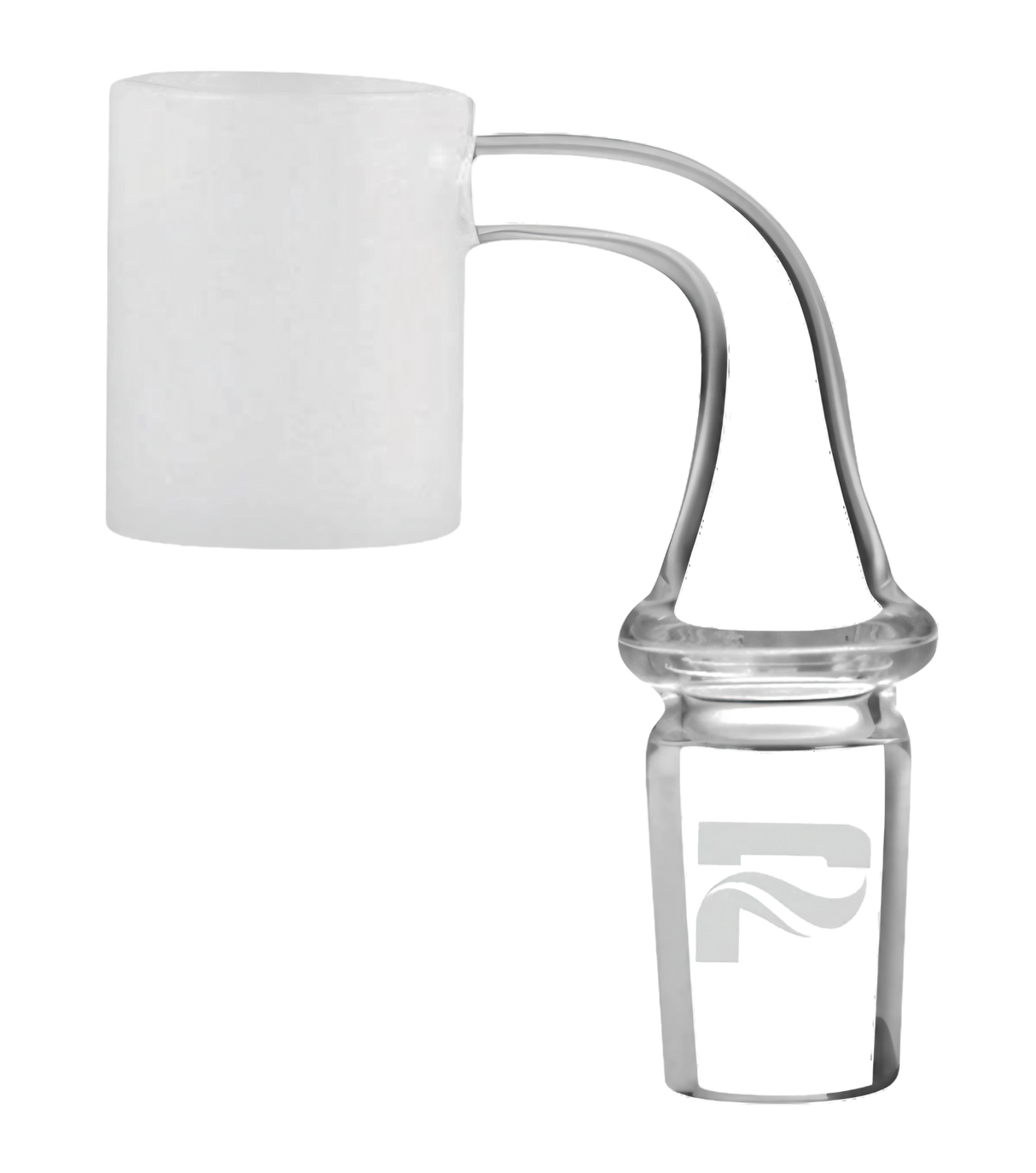 Pulsar Full Opal 90 Degree Quartz Banger for Dab Rigs, 14mm Female Joint, Side View