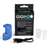 Pulsar GiGi H2O 510 Battery Display with 500mAh Capacity, USB Charger, and Adapters, Front View
