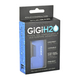Pulsar GiGi H2O vaporizer battery pack display, 510 thread, 500mAh, front view on white background