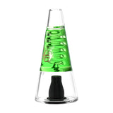 Pulsar Glycerin Spiral Sipper Cup Attachment in green, front view on white background