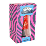 Pulsar Glycerin Spiral Sipper Cup Attachment in box, red variant, for cooling vaporizer hits