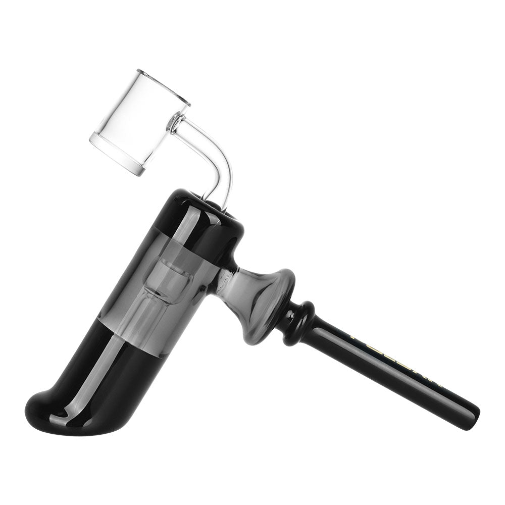 Pulsar Hammer Bubbler Concentrate Pipe in Borosilicate Glass with Side View