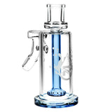 Pulsar High Class 45 Degree Ash Catcher in Borosilicate Glass, Front View on White Background