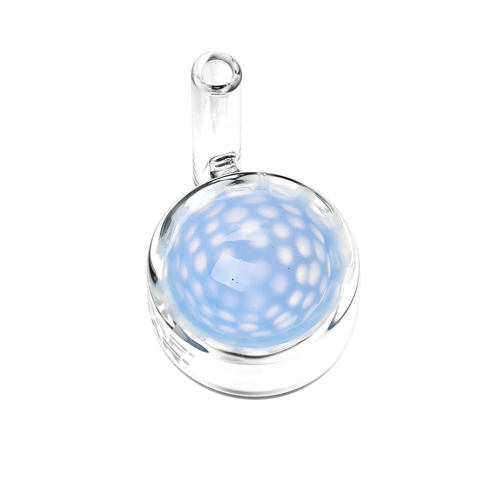 Pulsar Honeycomb Concentrate Dish with Dabber Holder, 2" Borosilicate Glass, Top View