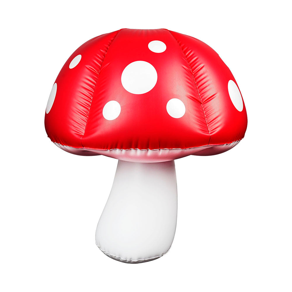 Pulsar Inflatashroom with LED light, Red and White Inflatable Mushroom, Front View