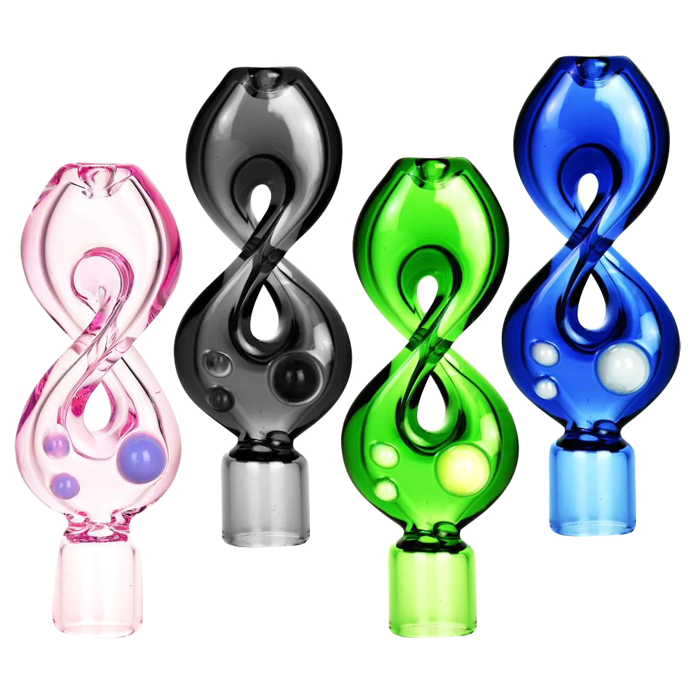 Pulsar Internal Twist One Hitter Pipes in assorted colors, compact design, front view