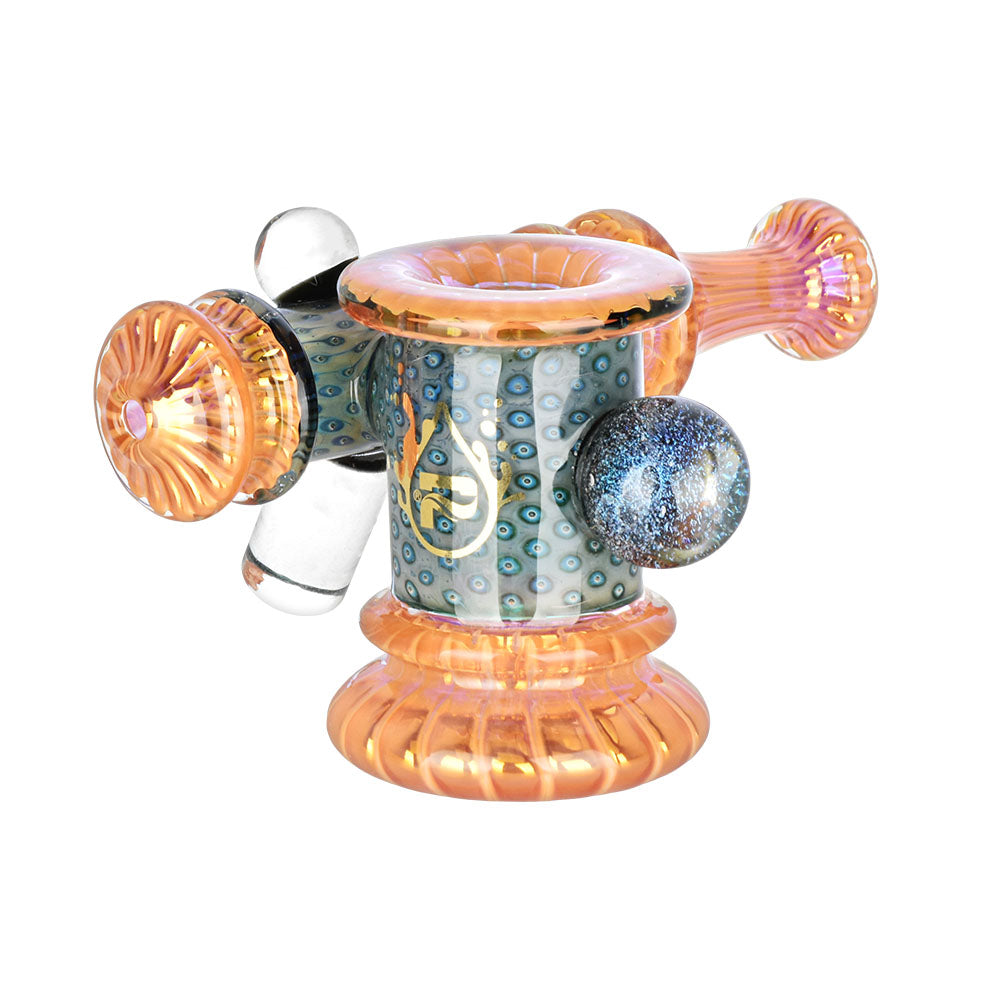 Pulsar Looking Glass Side Car Bubbler, Borosilicate Glass with Bubble Design, Front View