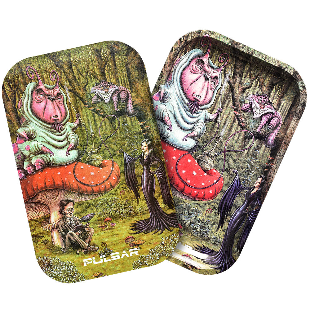 Pulsar Metal Rolling Tray w/ Lid | Malice in Wonderland