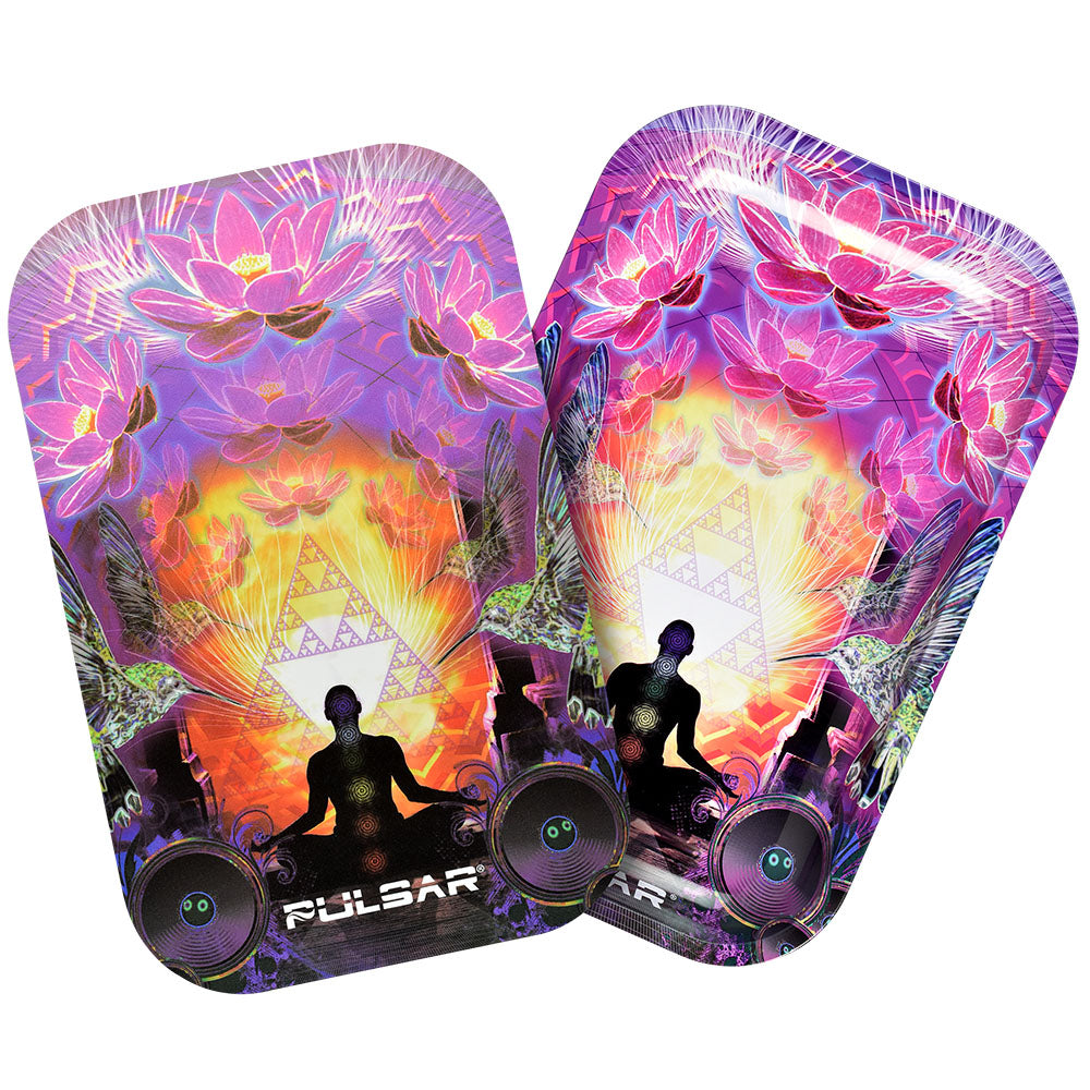 Pulsar Metal Rolling Tray & Lid | Sound of Silence