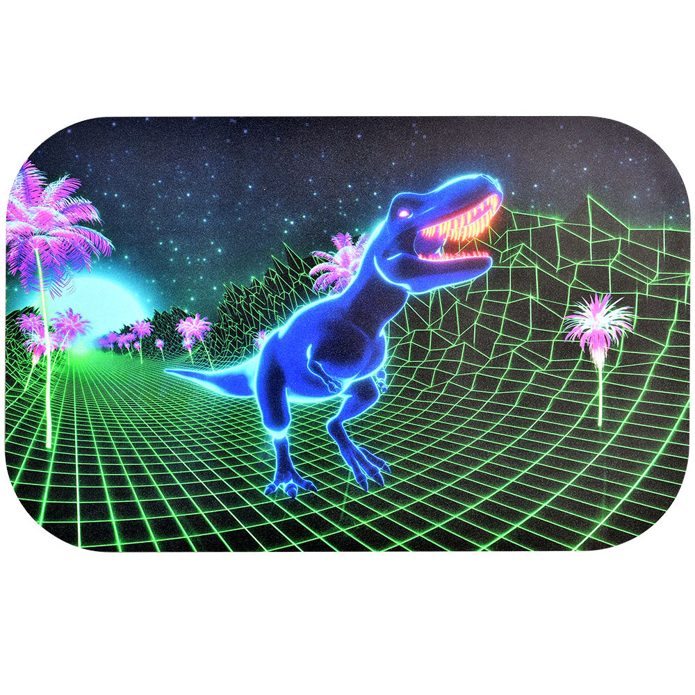 Pulsar Metal Rolling Tray Lid | 80s T-Rex