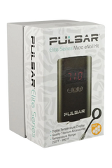 Pulsar Micro eNail Elite Kit with digital display for concentrates, front view on white background