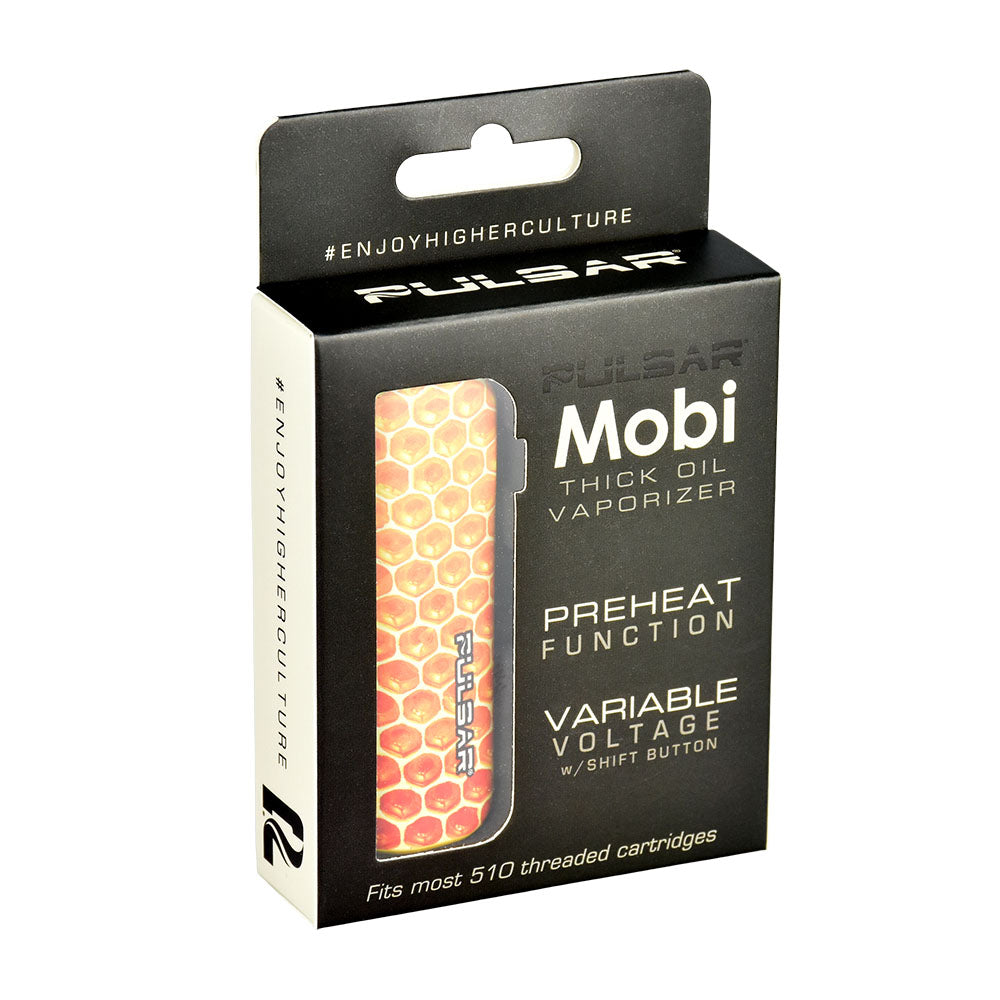 Pulsar Mobi 510 Battery display box, 650mAh, features preheat function and variable voltage