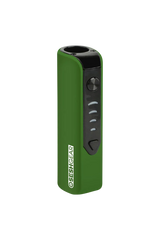 Pulsar Mobi 510 Battery in green, front view, compact design for vaporizers, with power button and indicator lights
