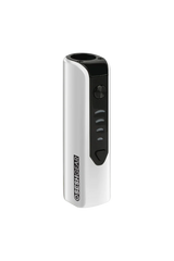 Pulsar Mobi 510 Battery in white, front view, compact design for vaporizers, with power indicator