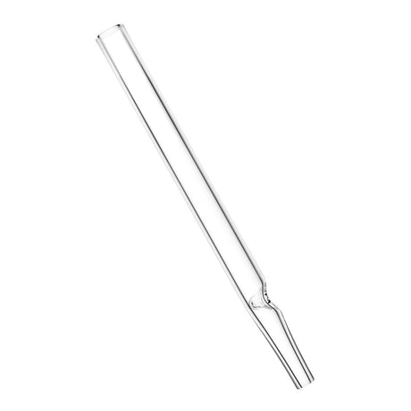 Pulsar 5" Quartz Dab Straw with Heavy Wall Thickness, Front View on White Background