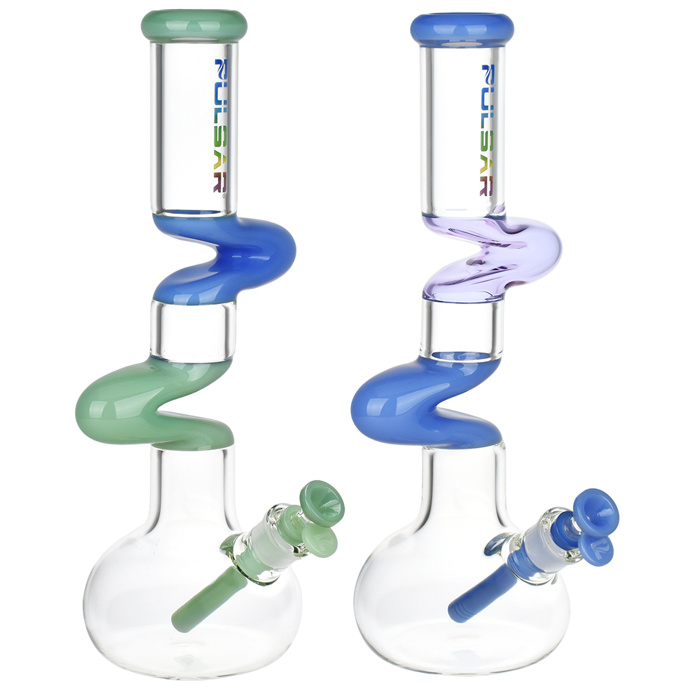 Pulsar Paths Of Joy Glass Water Pipe | 15" | 14mm F