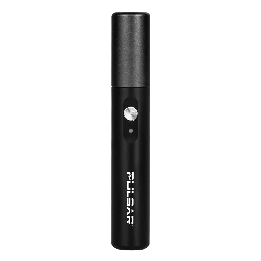 Pulsar PHD Pre-Heat 510 Battery in Black, Portable Steel Vape Pen for Concentrates, Front View