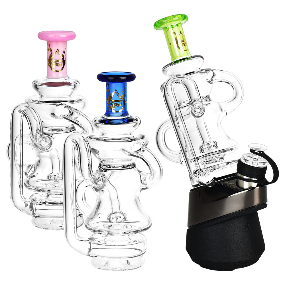 Pulsar Puffco Peak/Pro Recycler Attachments in Borosilicate Glass, 5.75" Height, Various Colors