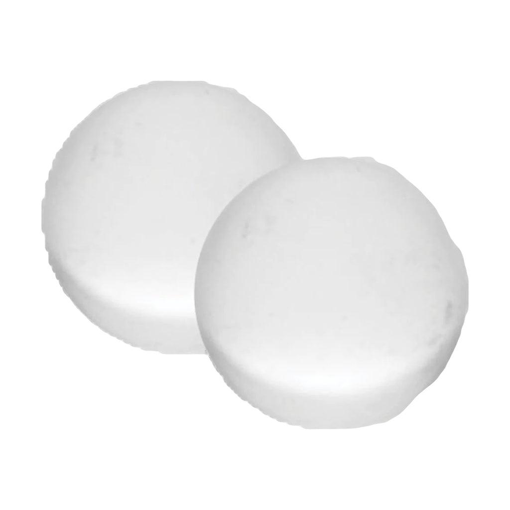 Pulsar Quartz Terp Beads 12mm 2pc, perfect for dab rig efficiency, isolated on white