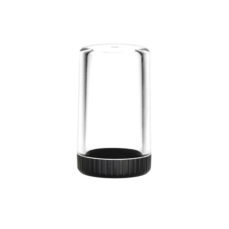 Pulsar Range Modular Vape Storage Jar, clear borosilicate glass, front view on white background